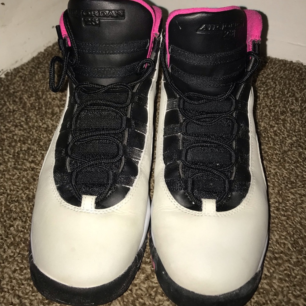 Nike Girls Air Jordan 10 Retro 487211-008 Size 8 Y